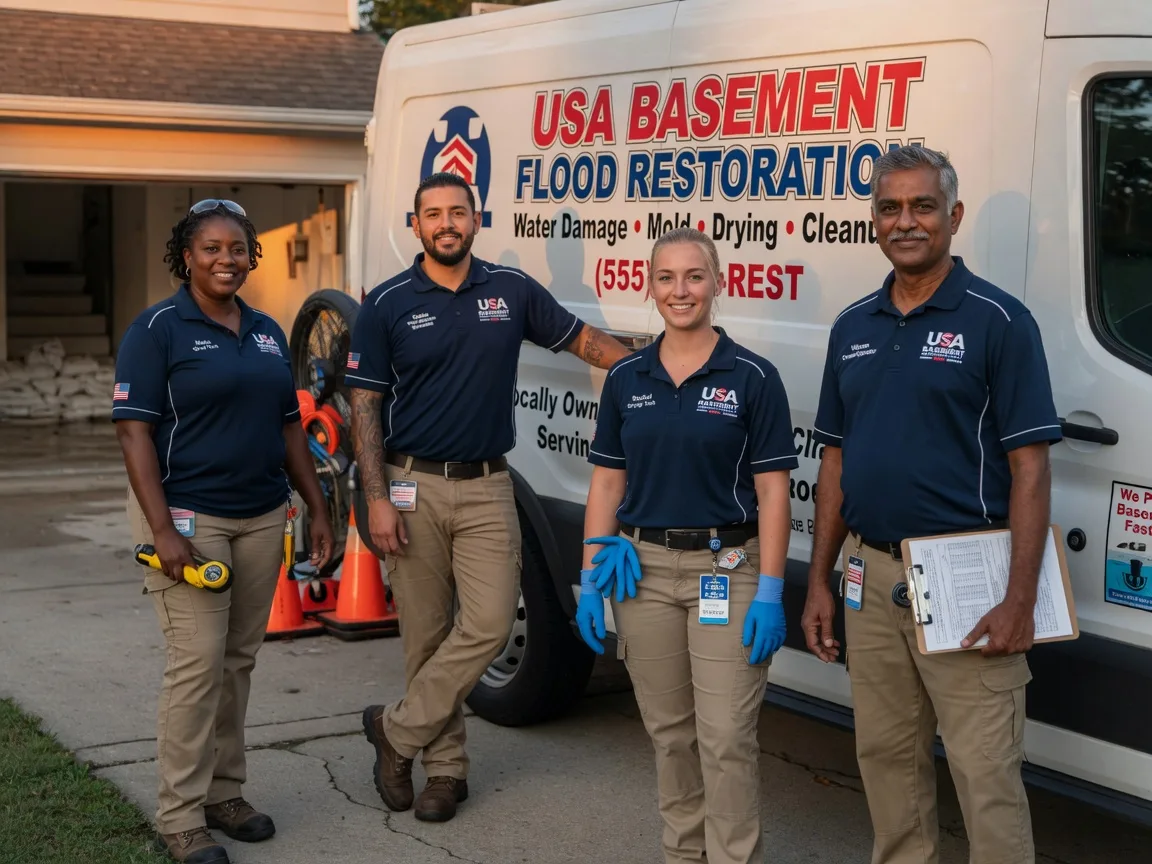 Basement Flood Cleanup company in Violet, LA